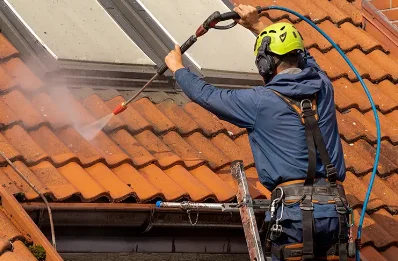 Démoussage et hydrofuge de toiture à Gonez